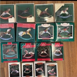 Rocking Horse Ornament Collection